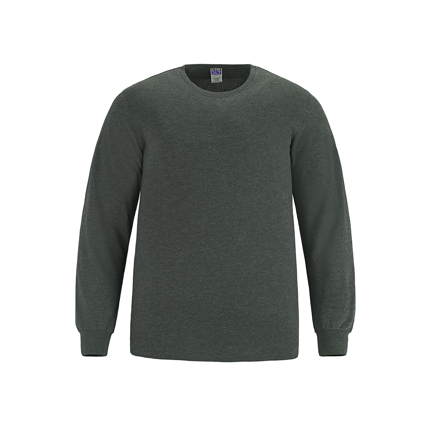 Adult Crew Neck Long Sleeve Tee