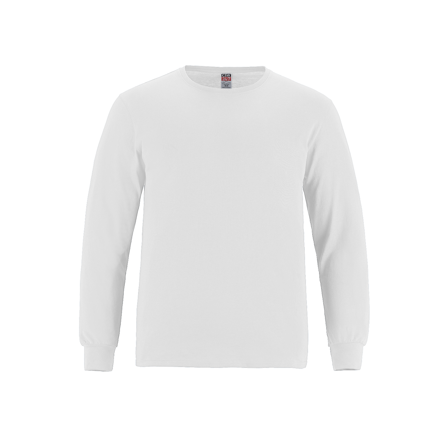 Adult Crew Neck Long Sleeve Tee