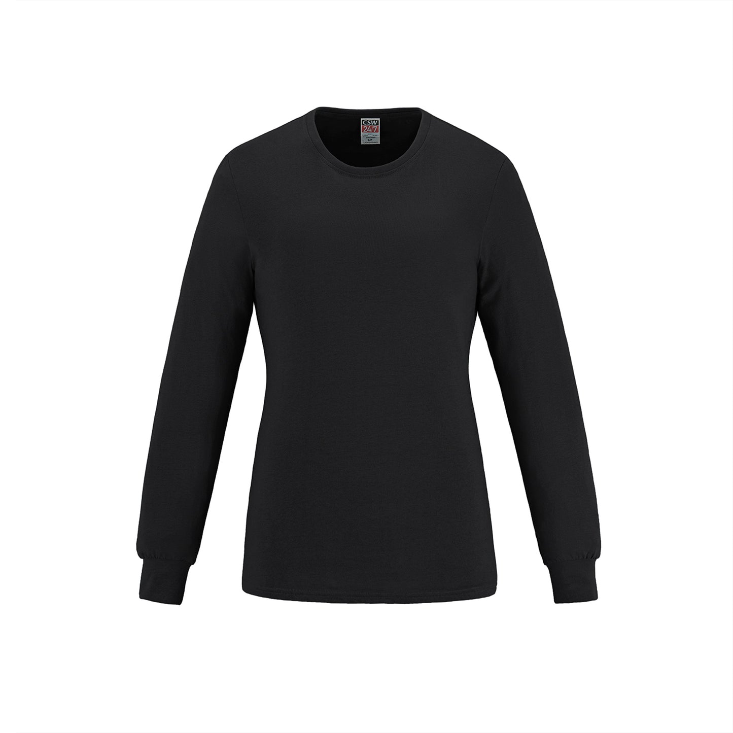 Ladies Crew Neck Long Sleeve Tee