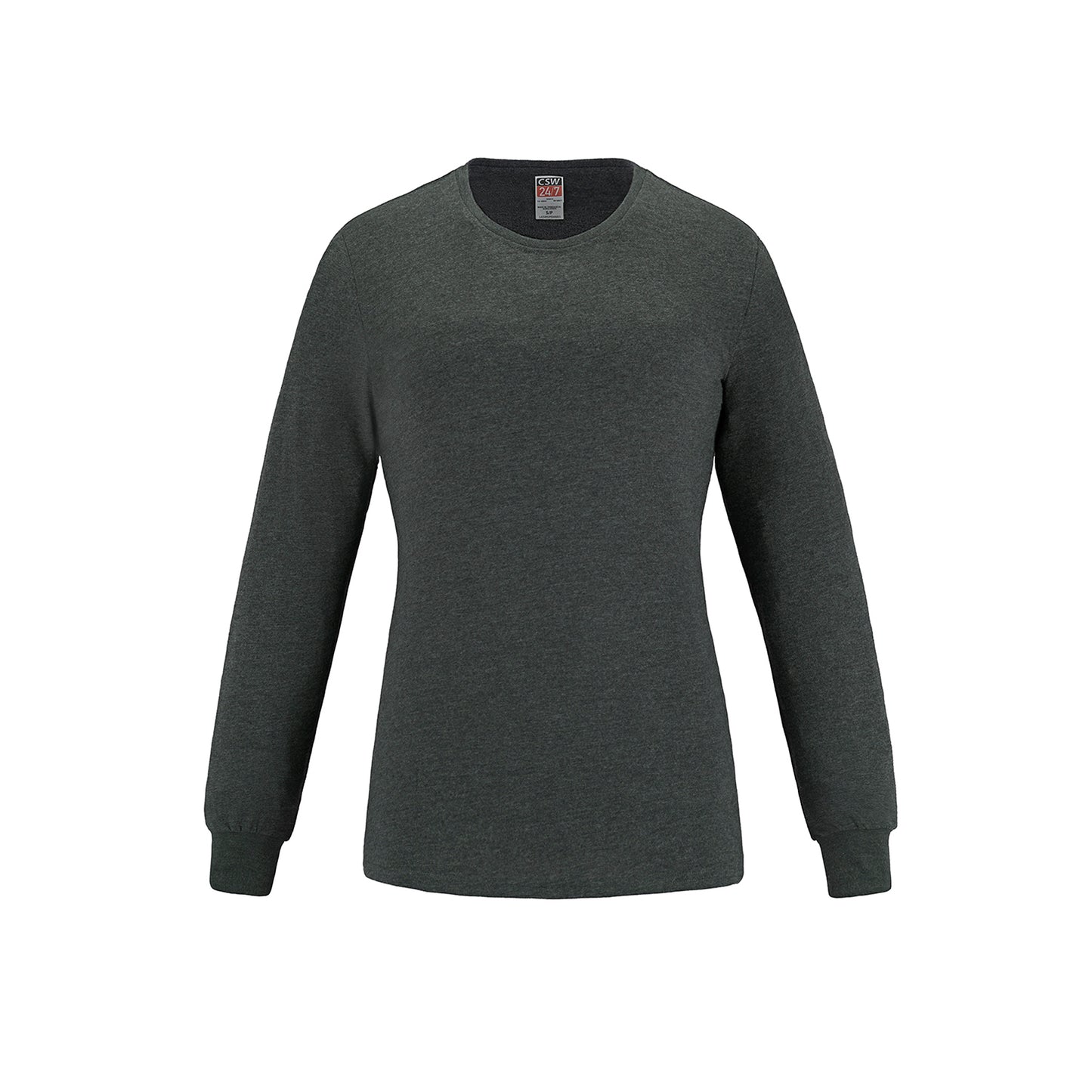 Ladies Crew Neck Long Sleeve Tee