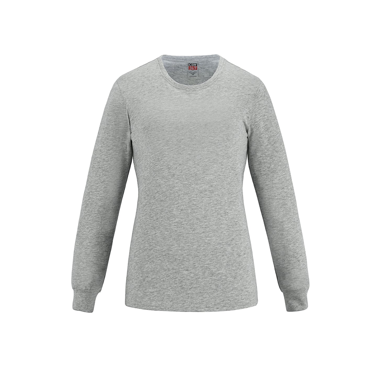 Ladies Crew Neck Long Sleeve Tee