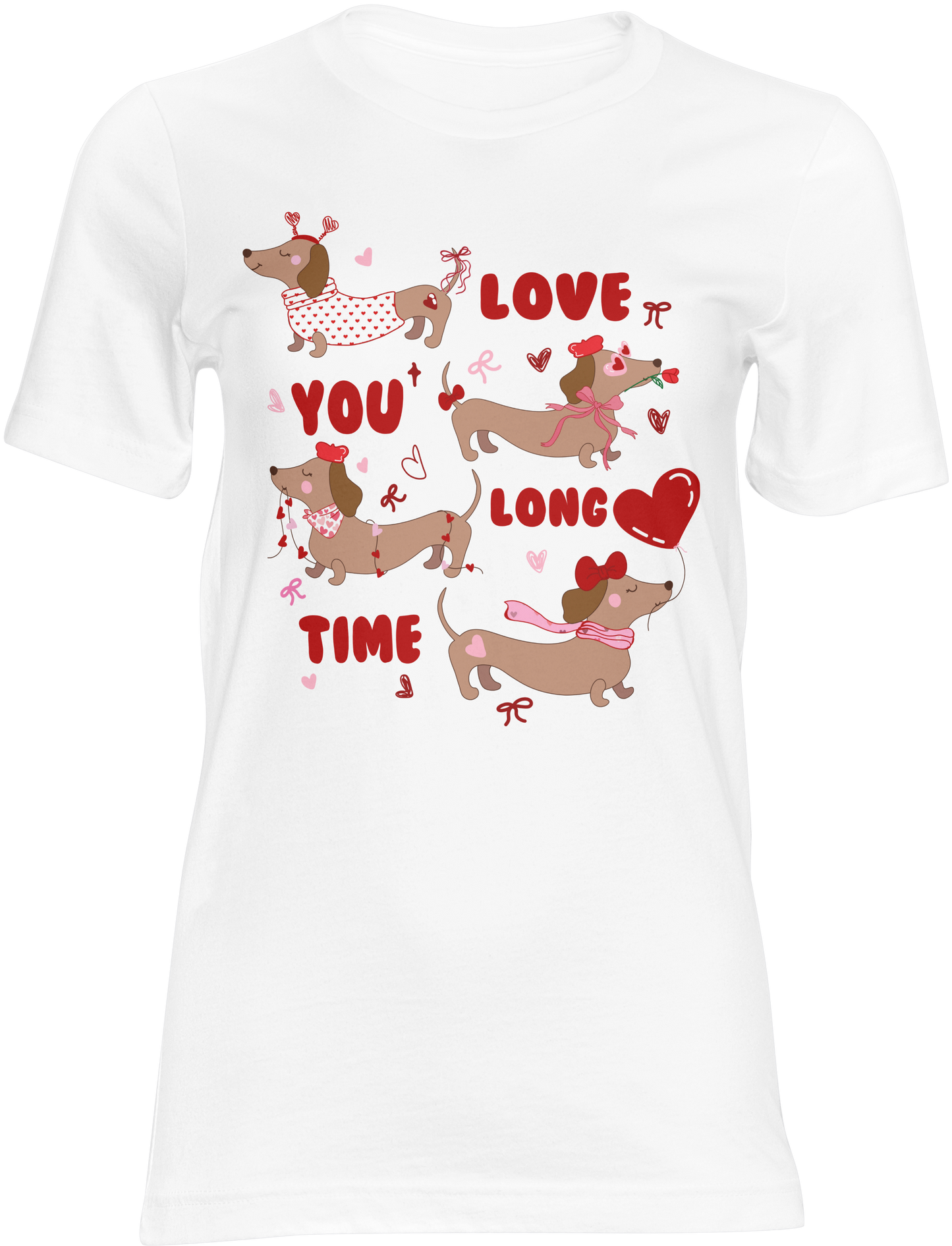 Love You Long Time Ladies Tee